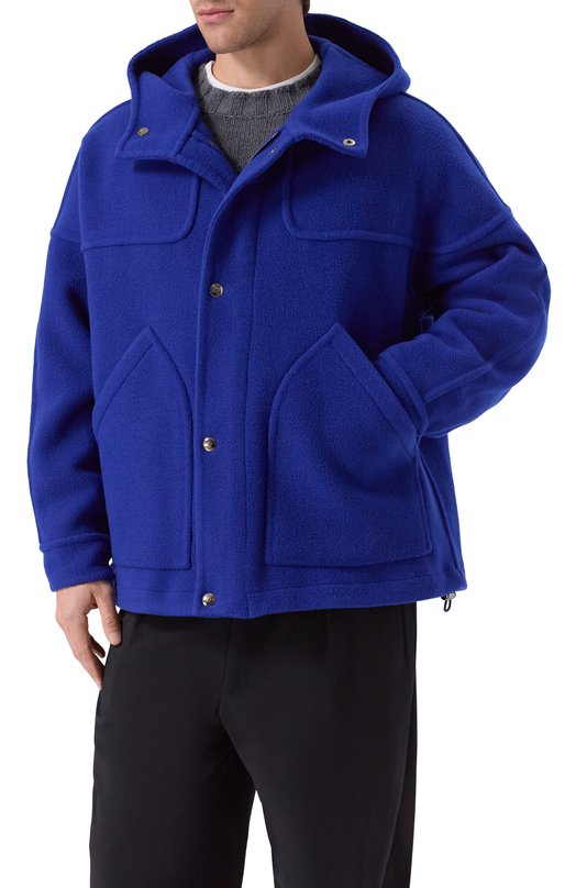 Куртка из кашемира и шерсти Giorgio Armani GM002280/TE11744 Синий  GM002280/TE11744 Фото 3