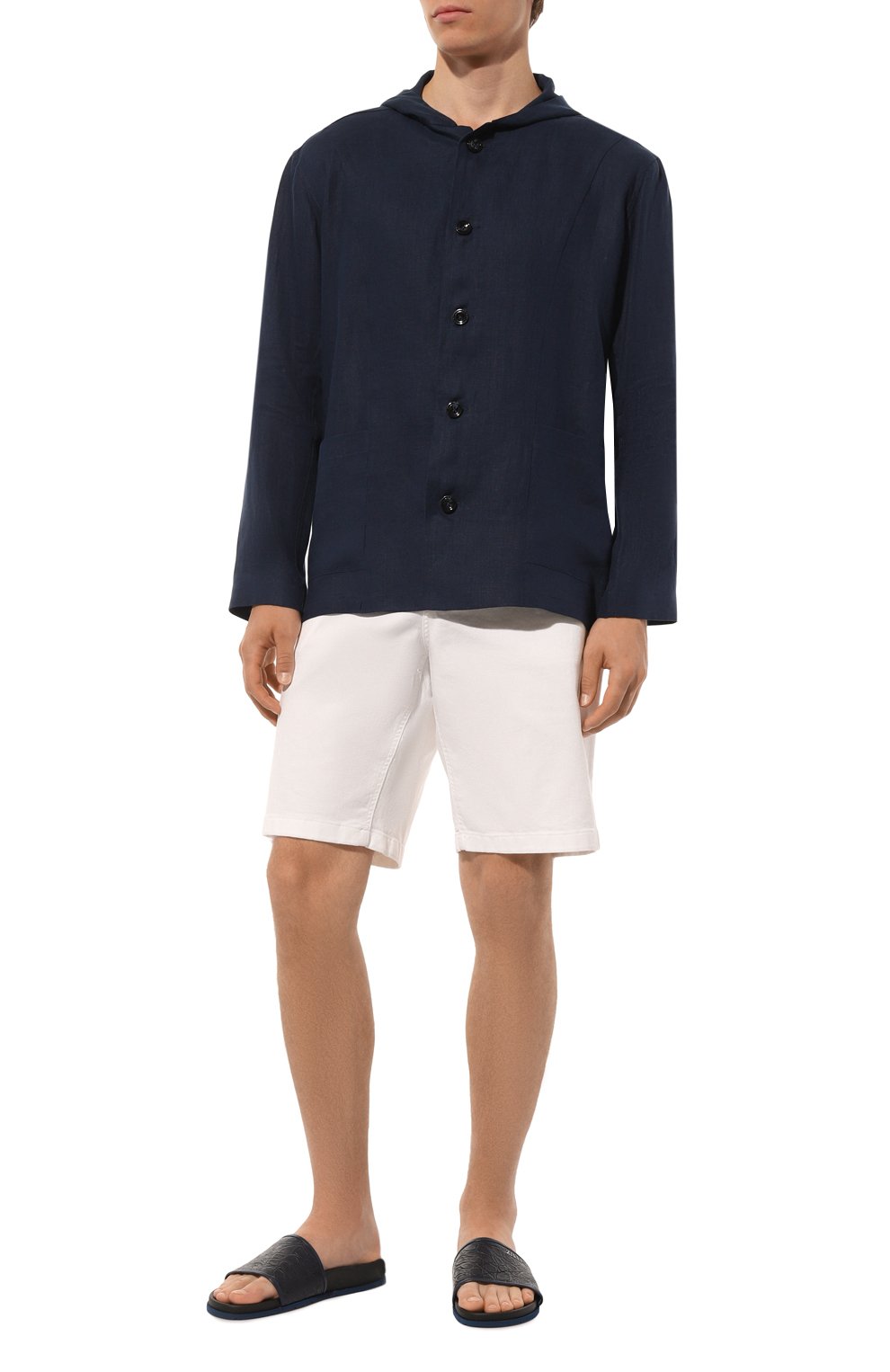 Льняная рубашка KITON, арт. UMCLUCAH08838, фото 2