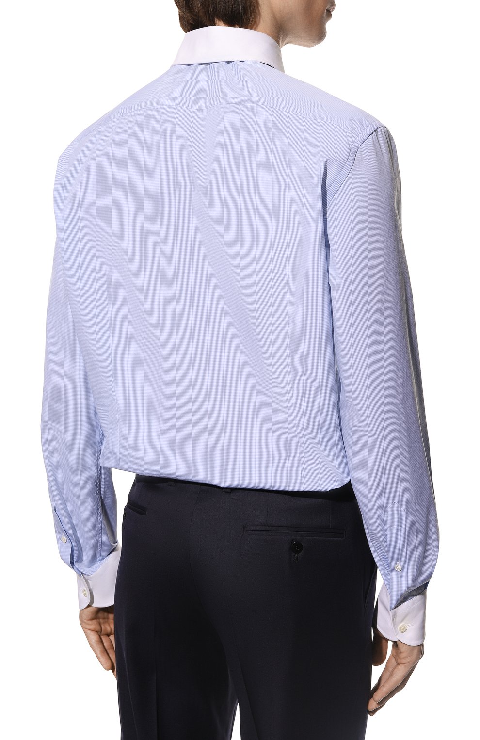 Хлопковая сорочка CORNELIANI, арт. 90P110-2811276/00, фото 5