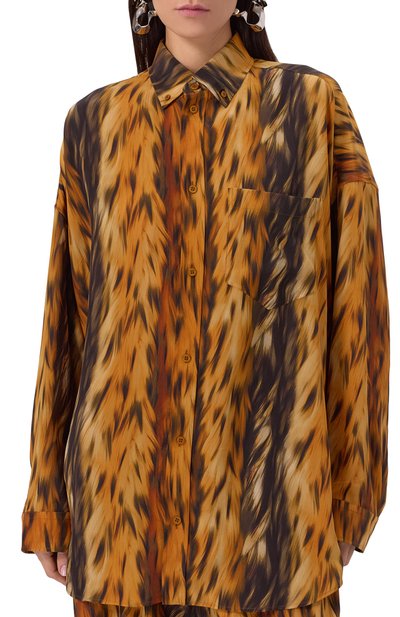 Шелковая рубашка BALENCIAGA, арт. 814121/TRLD5, фото 3