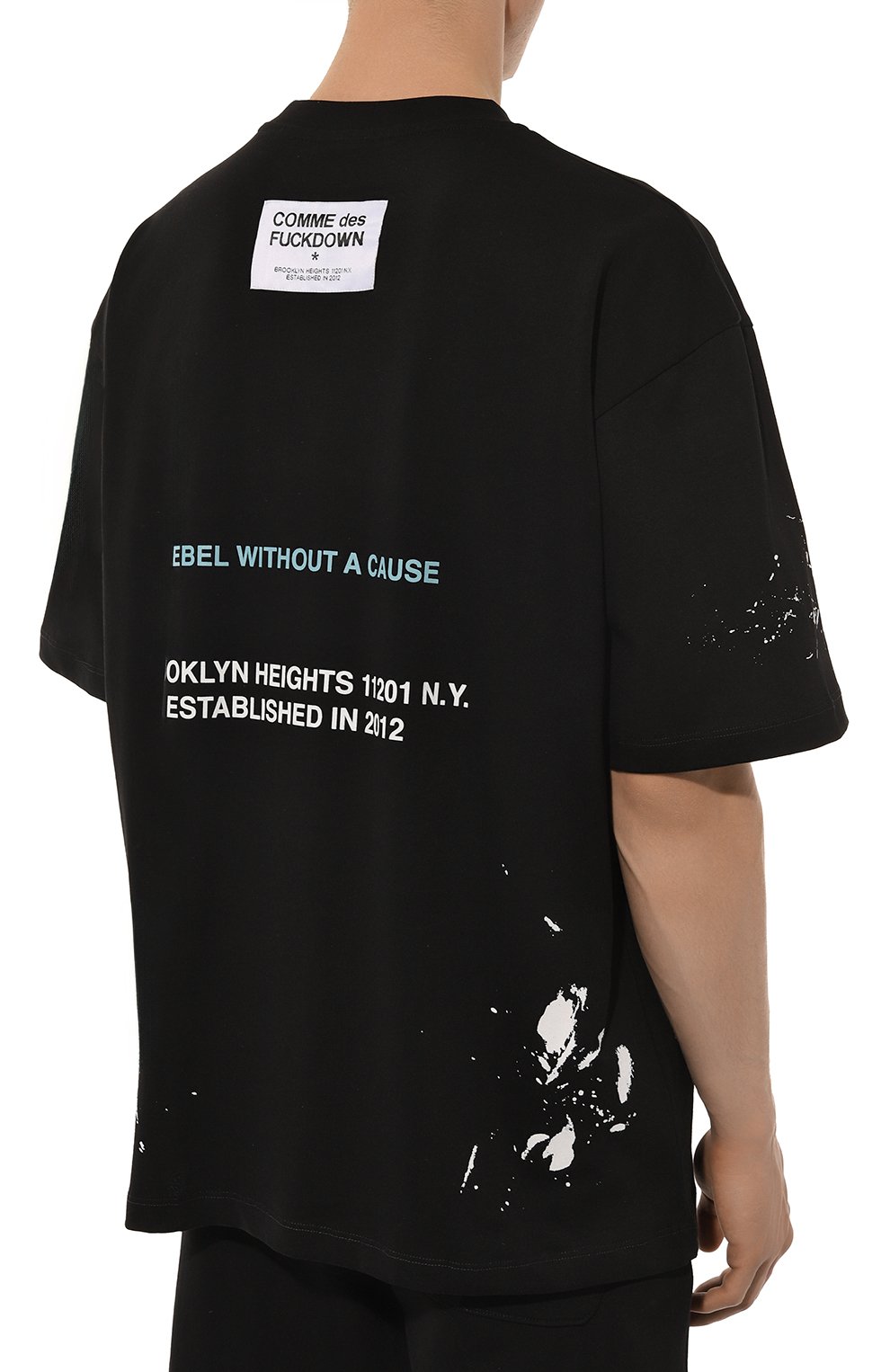 Хлопковая футболка COMME DES FUCKDOWN, арт. CFABM01322, фото 4