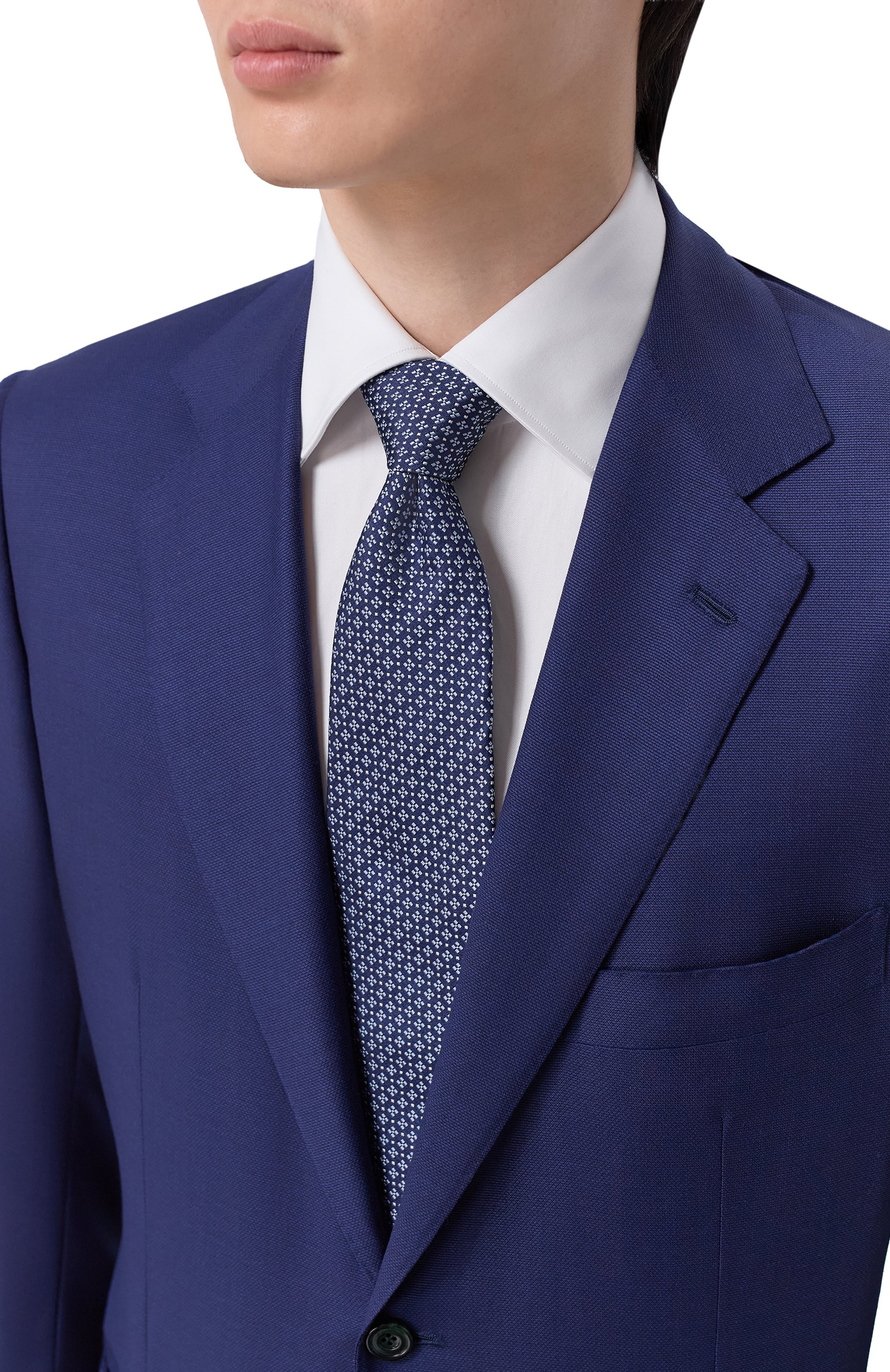 Шелковый галстук CORNELIANI, арт. 27U302/2720323, фото 2