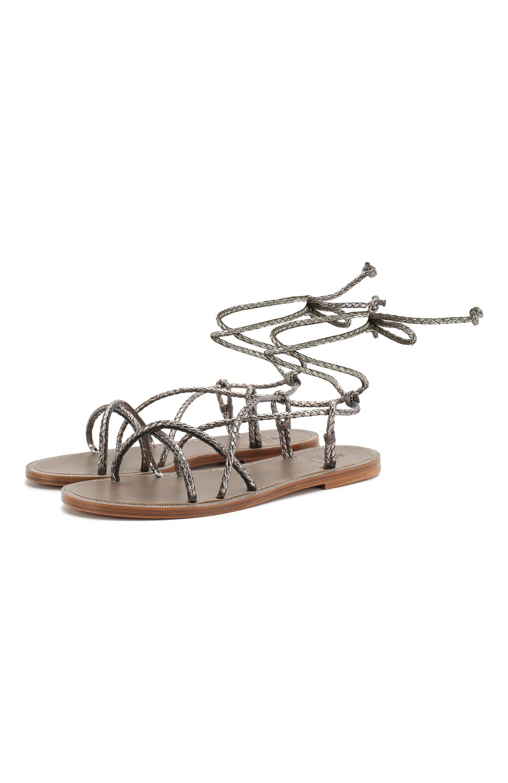 Кожаные сандалии BRUNELLO CUCINELLI, арт. MZR0C1737, фото 1