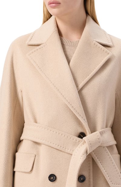 Пальто из шерсти и кашемира MAX MARA STUDIO, арт. PANTE0N, фото 5