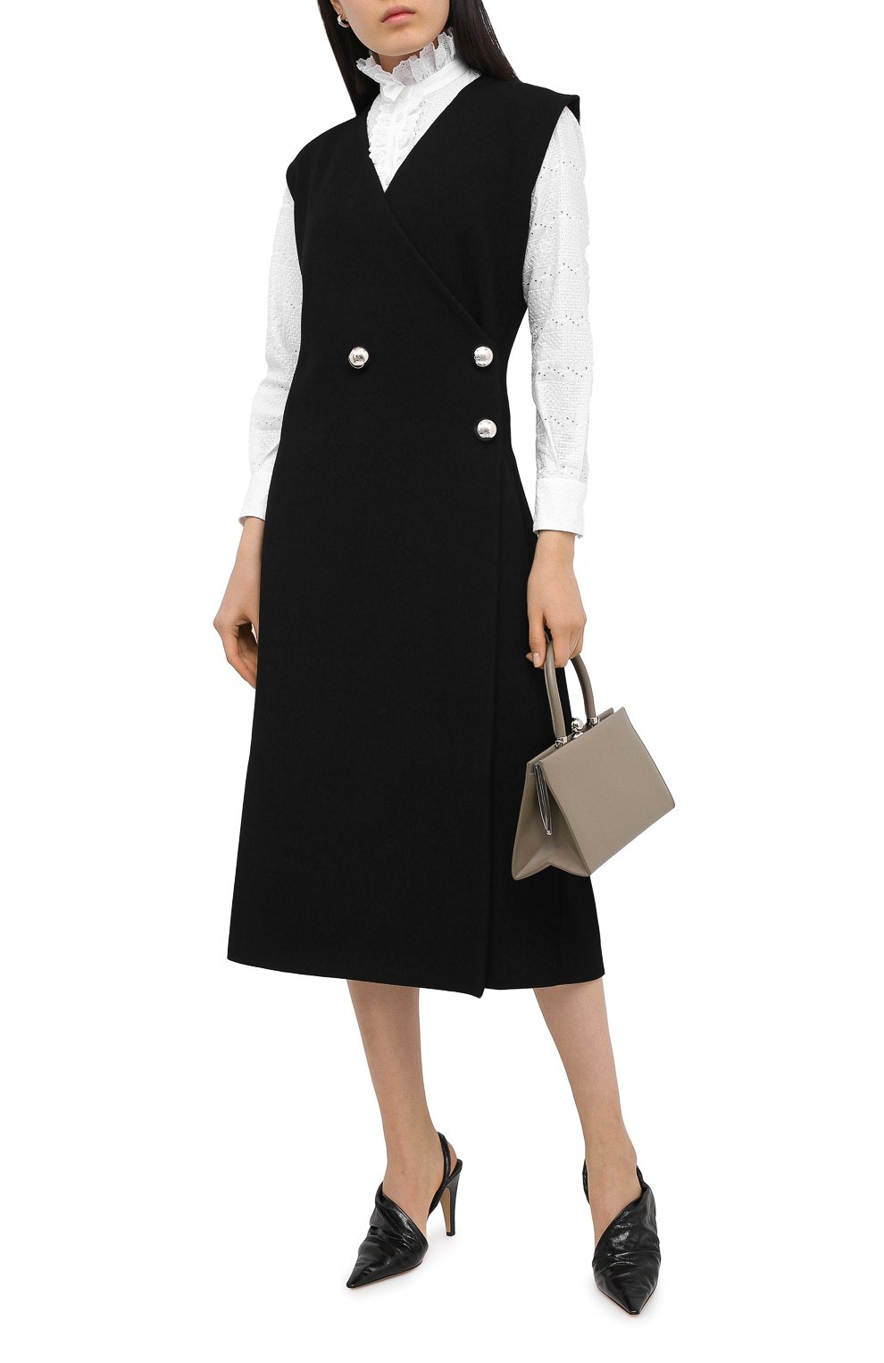 Хлопковая блузка DOLCE & GABBANA, арт. F5N57T/FR5CJ, фото 2