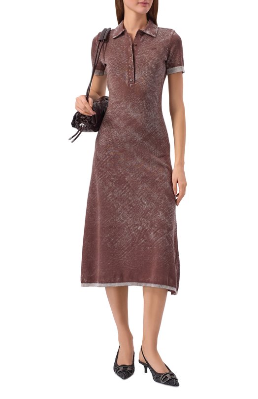 Текстильные туфли D-Venus 40 Diesel Y03706/P7505 Чёрный  Y03706/P7505 Фото 3