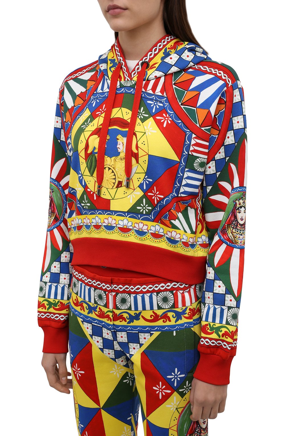 Хлопковое худи DOLCE & GABBANA, арт. F9H75T/FI776, фото 3