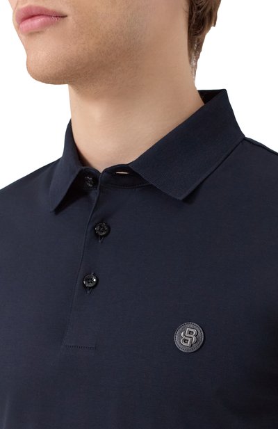 Хлопковое поло BOSS, арт. 50520297, фото 5