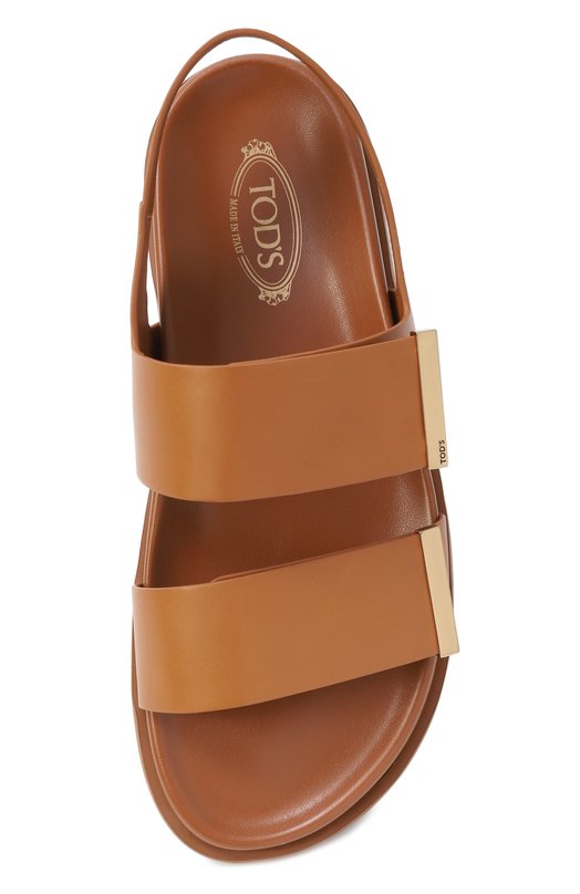 Кожаные сандалии Tod’s XXW68K0JE60N6M Коричневый  XXW68K0JE60N6M Фото 7