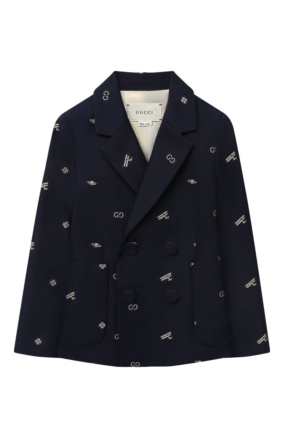 Хлопковый пиджак GUCCI, арт. 626209/XWAKM, фото 1