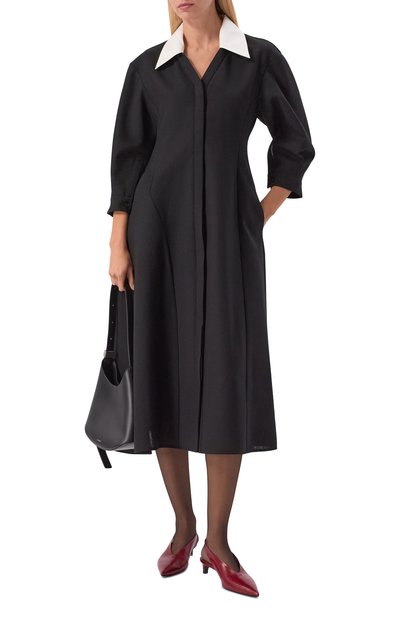 Шерстяное платье JIL SANDER, арт. J02CT0522/J41557, фото 2