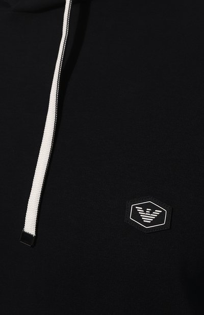 Хлопковое худи EMPORIO ARMANI, арт. 8N1MD0/1JHSZ, фото 5
