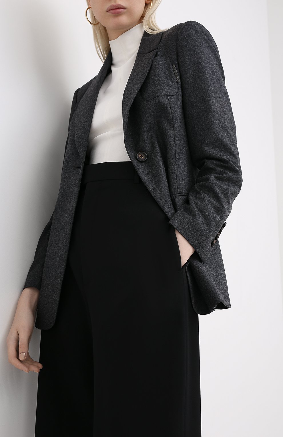 Шерстяной жакет BRUNELLO CUCINELLI, арт. ME2268999, фото 3