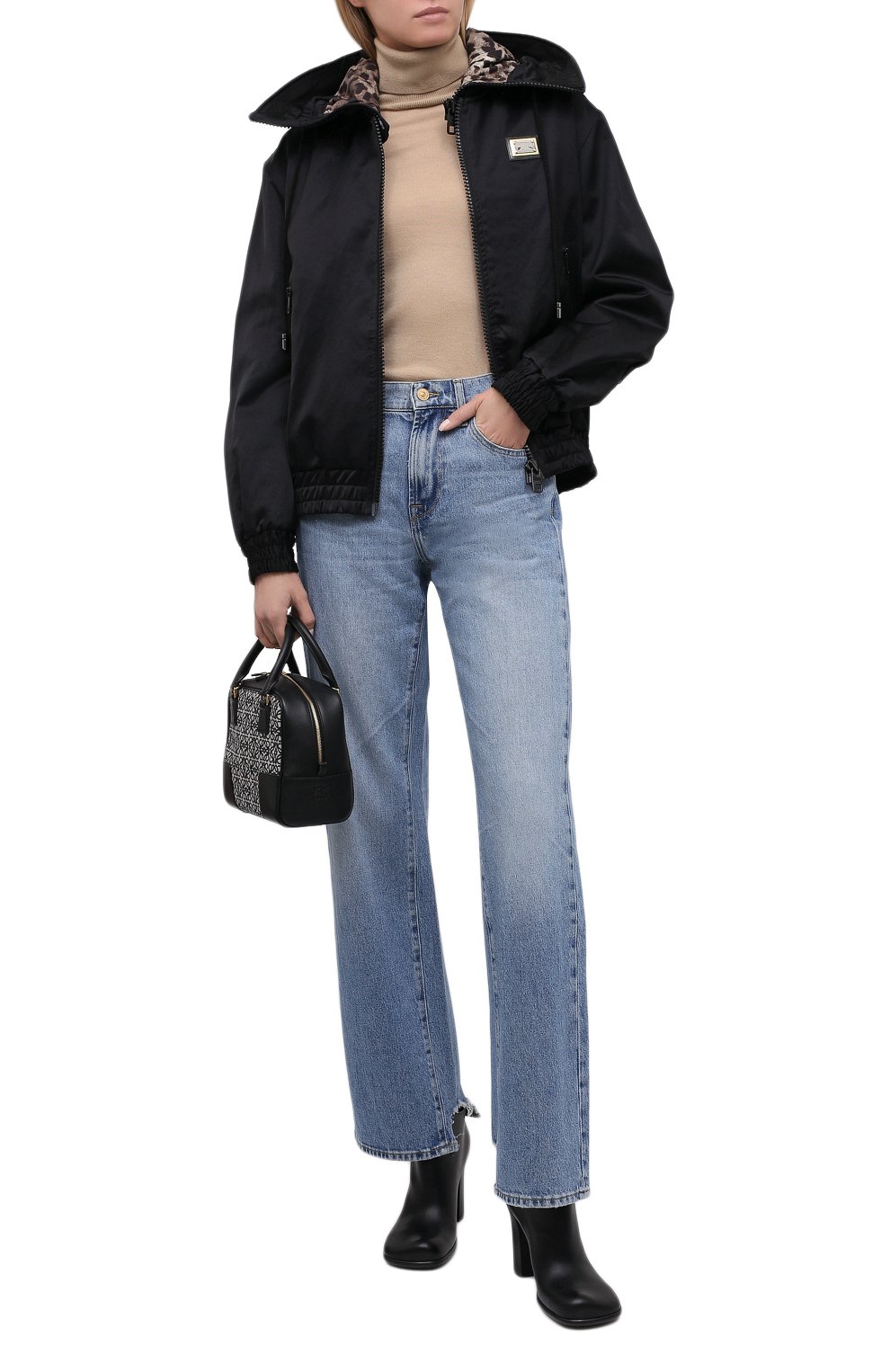 Куртка из хлопка и вискозы DOLCE & GABBANA, арт. F9M10T/GDAGB, фото 2