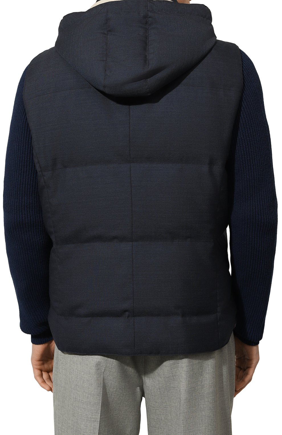 Пуховый жилет BRUNELLO CUCINELLI, арт. MB4071716, фото 4