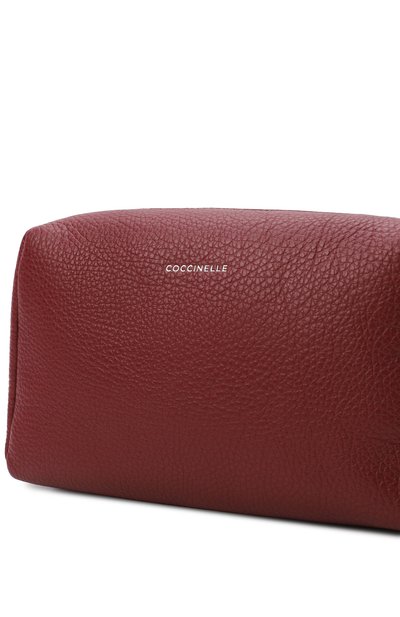 Кожаная косметичка COCCINELLE бордового цвета по цене 9975 руб., арт. E5 MUK 95 G0 01, фото 2 Кожаная косметичка COCCINELLE, арт. E5 MUK 95 G0 01, фото 2