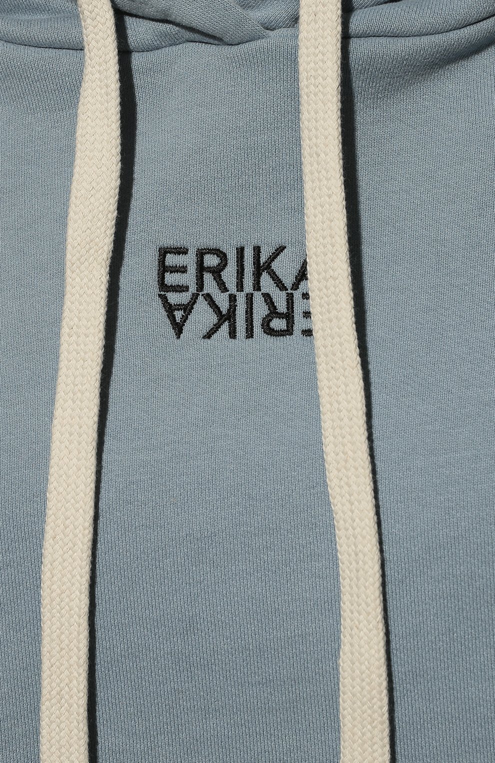 Хлопковое худи ERIKA CAVALLINI голубого цвета по цене 20600 руб., арт. W2/P/P2WW30, фото 5 Хлопковое худи ERIKA CAVALLINI, арт. W2/P/P2WW30, фото 5
