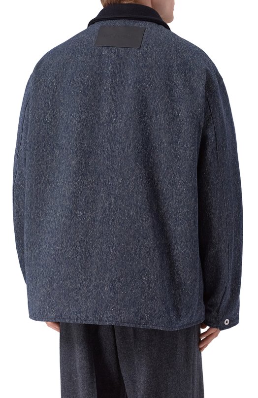 Хлопковая куртка Jil Sander J22SW0054-J45303 Синий  J22SW0054-J45303 Фото 4