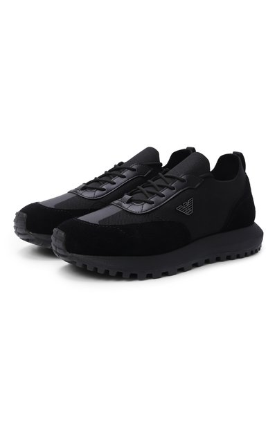 Мужские текстильные кроссовки EMPORIO ARMANI, арт. EM003739/AF19724