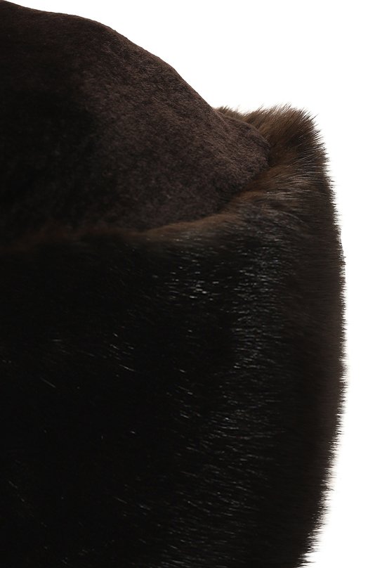 Меховая шапка Татти из норки FurLand 0163500140203300811 Коричневый  0163500140203300811 Фото 4