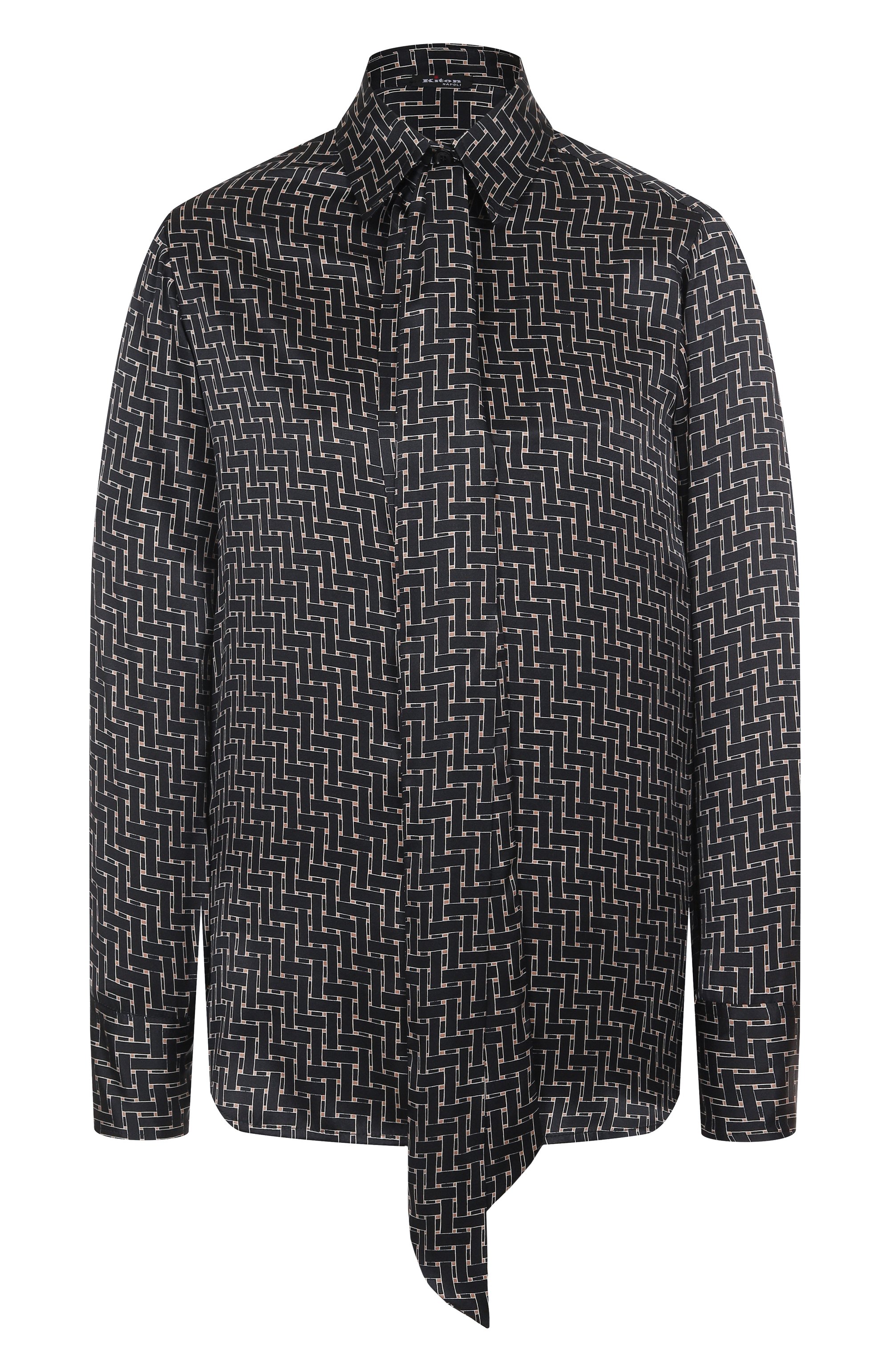 Шелковая блузка KITON, арт. D48407K0561E05, фото 1