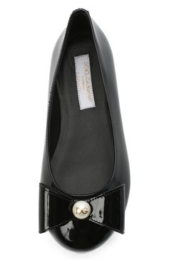 Кожаные балетки DOLCE & GABBANA, арт. D10866/A1328/24-28, фото 4