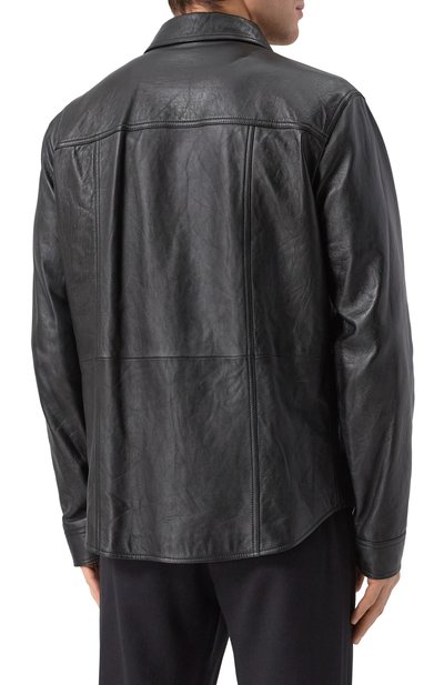 Кожаная рубашка DOLCE & GABBANA, арт. G5LD2L/GG724, фото 4