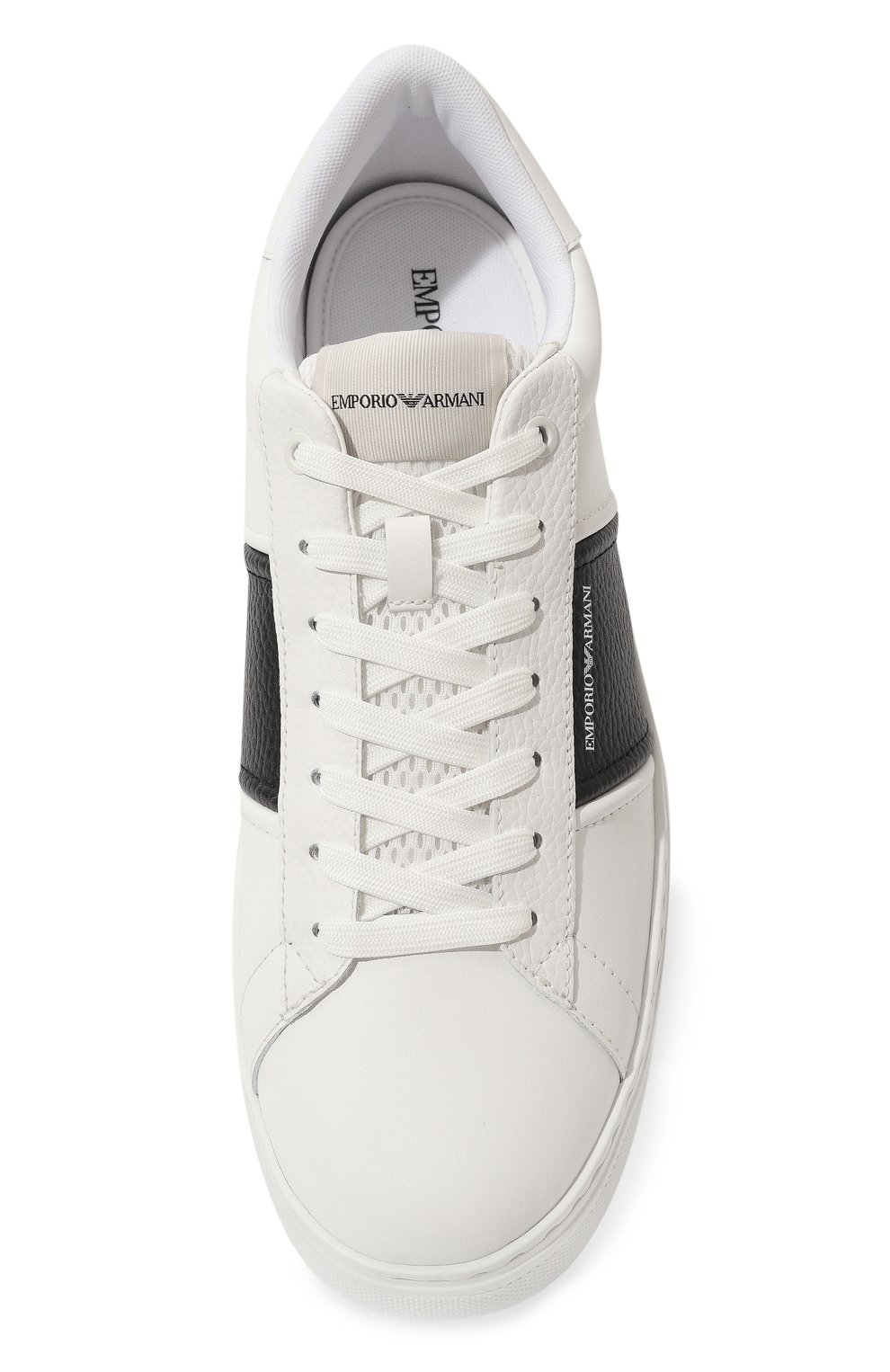 Кожаные кеды EMPORIO ARMANI, арт. X4X570/XN840, фото 6