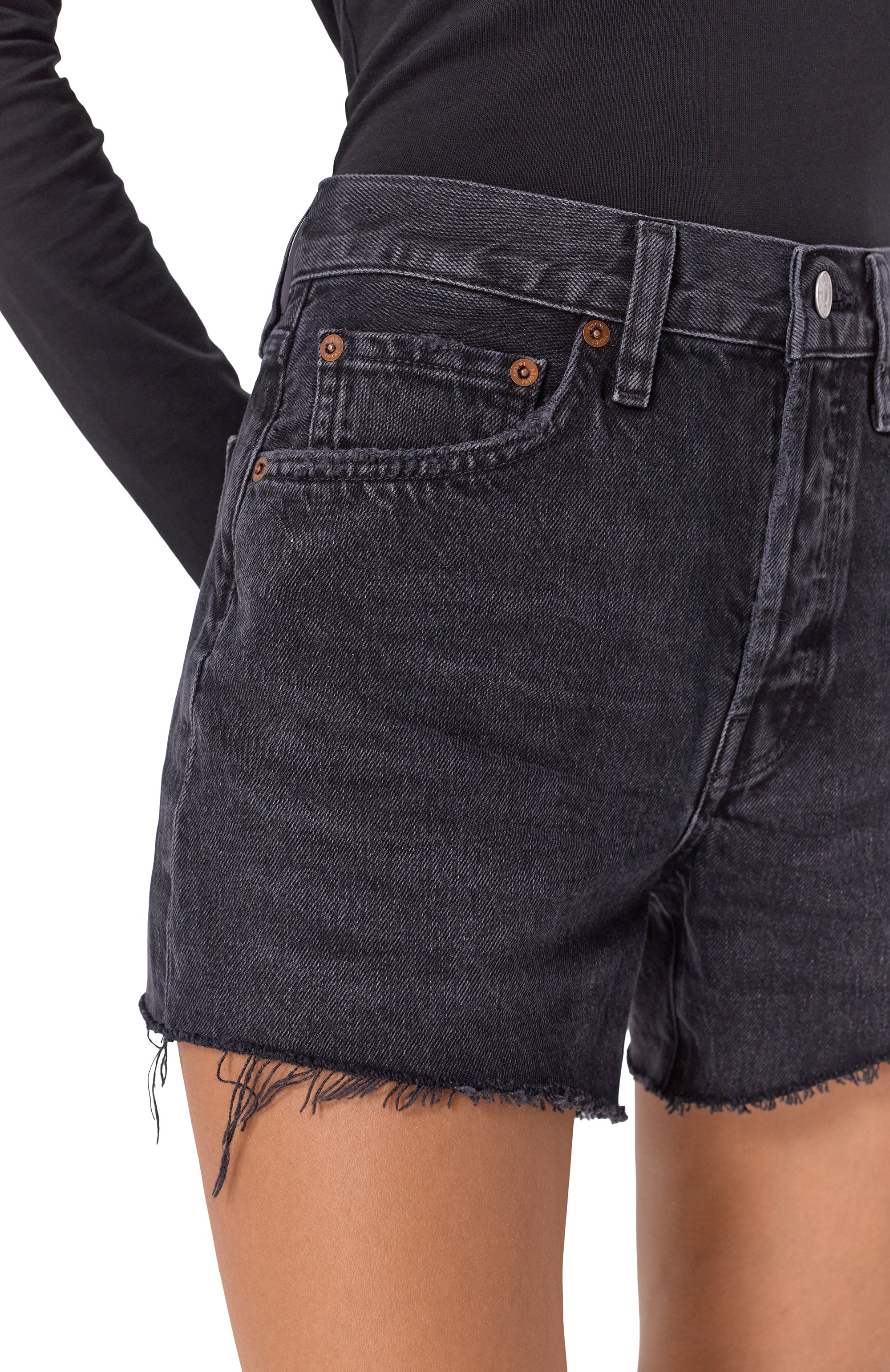 Джинсовые шорты AGOLDE, арт. A9010C-1157, фото 5