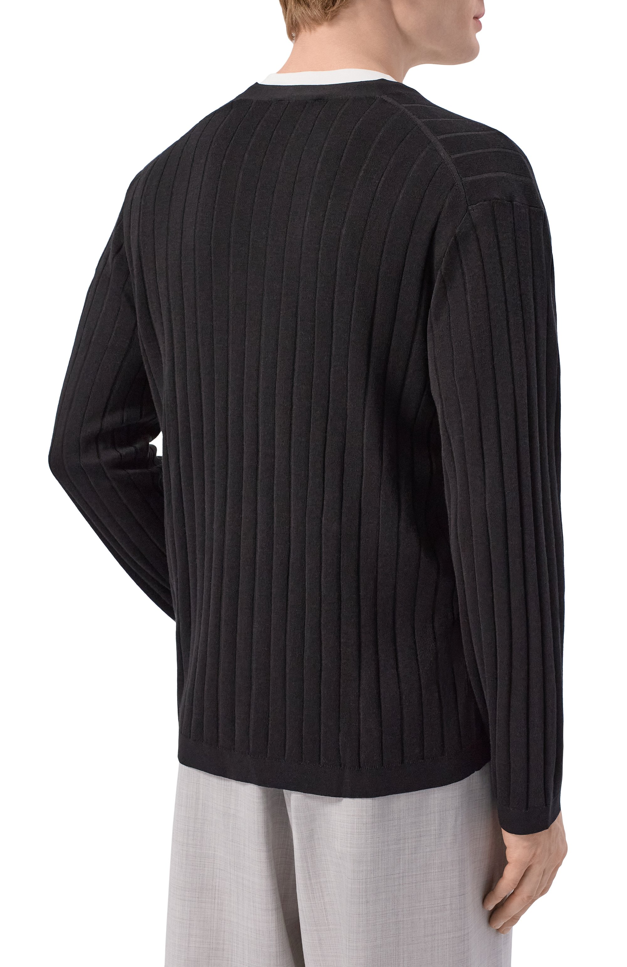 Кардиган из шелка и хлопка 12 STOREEZ, арт. 137257, фото 4