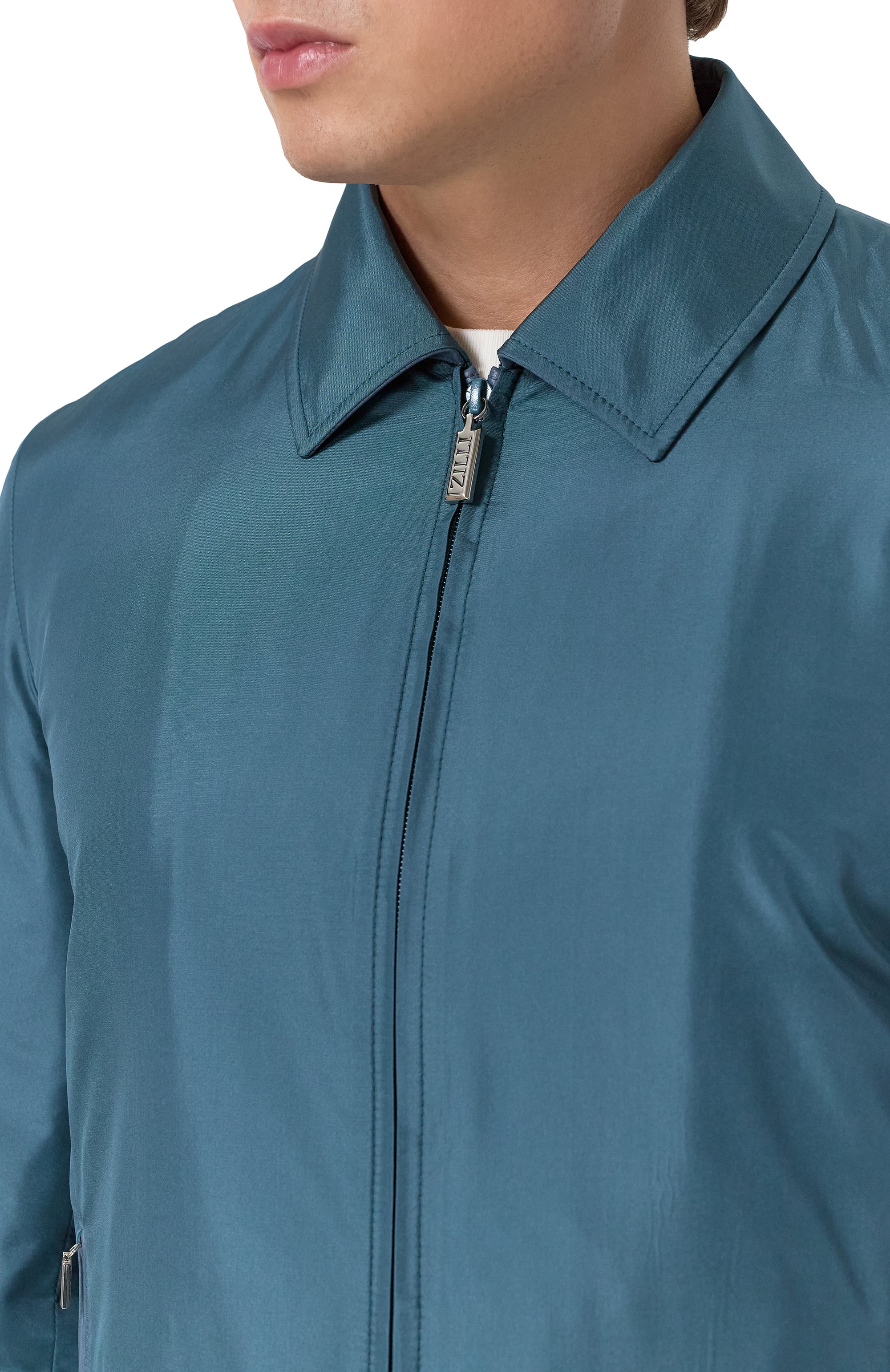 Шелковый бомбер ZILLI, арт. AFAXH1M0619VFRI00, фото 5