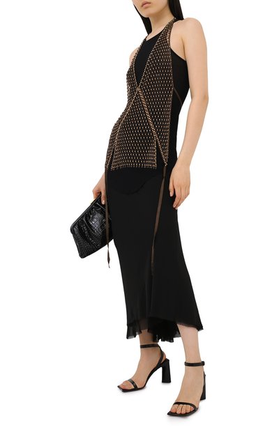 Топ DOROTHEE SCHUMACHER хаки цвета по цене 39050 руб., арт. 851002/MESH SPARKLE, фото 2 Топ DOROTHEE SCHUMACHER, арт. 851002/MESH SPARKLE, фото 2