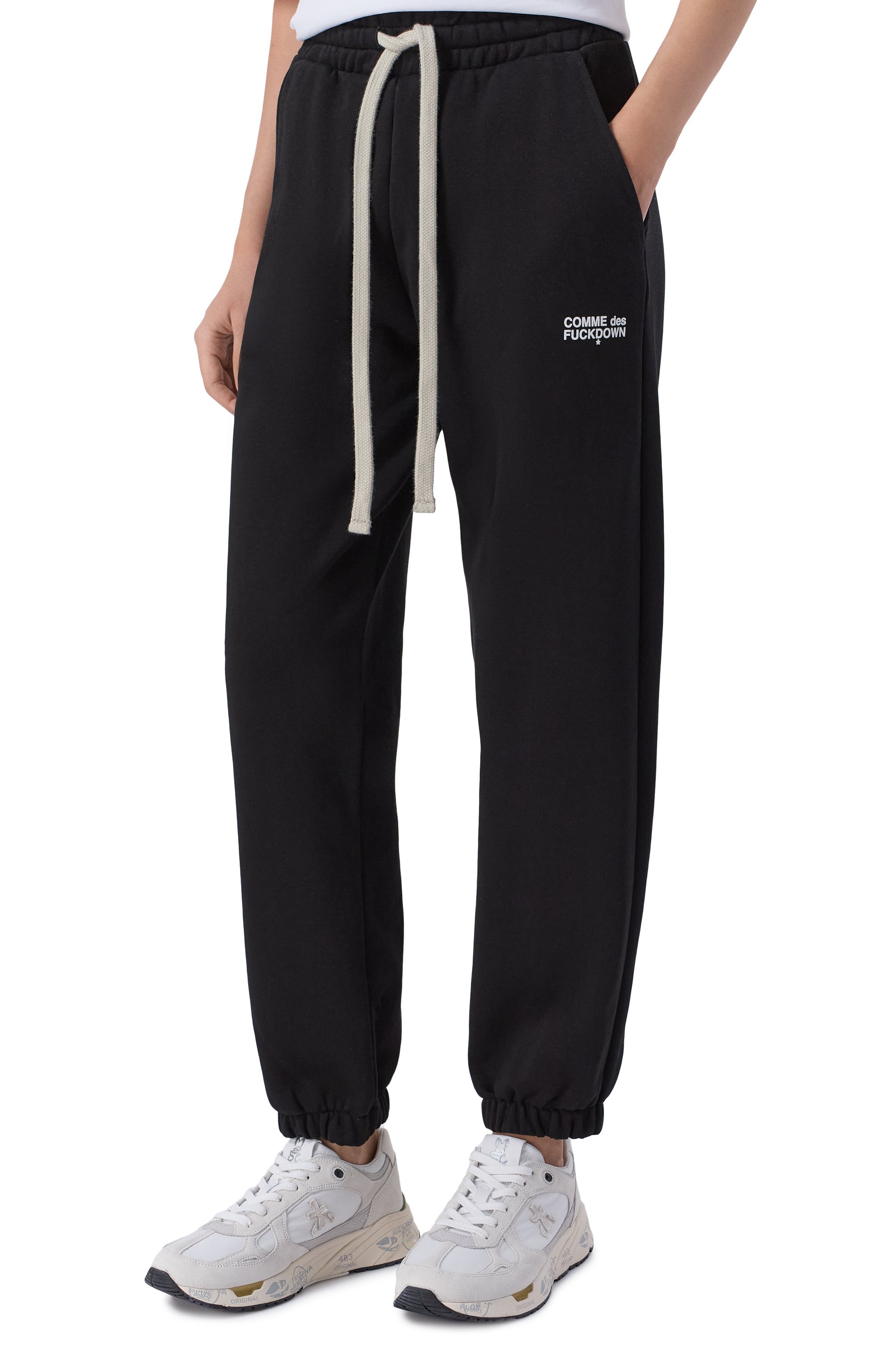 Хлопковые джоггеры COMME DES FUCKDOWN, арт. CFABW01552, фото 3