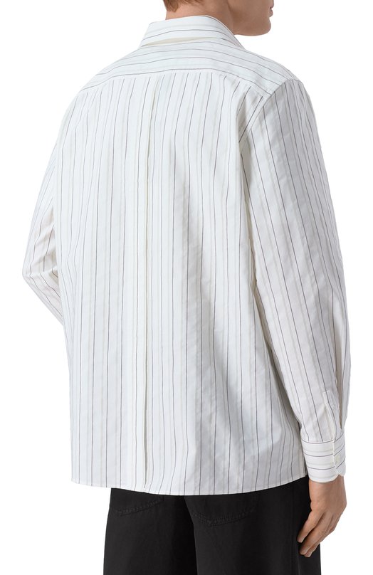 Хлопковая рубашка Saint Laurent 848033/Y7K19 Белый  848033/Y7K19 Фото 4