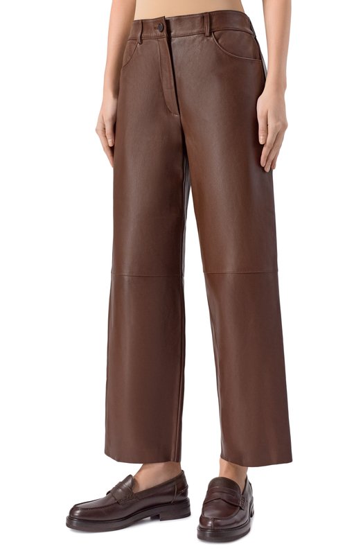 Кожаные брюки Antonelli Firenze M8034P/8966 Коричневый  M8034P/8966 Фото 3