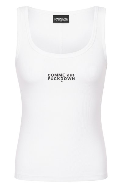 Хлопковая майка COMME DES FUCKDOWN, арт. CFABW01672, фото 1