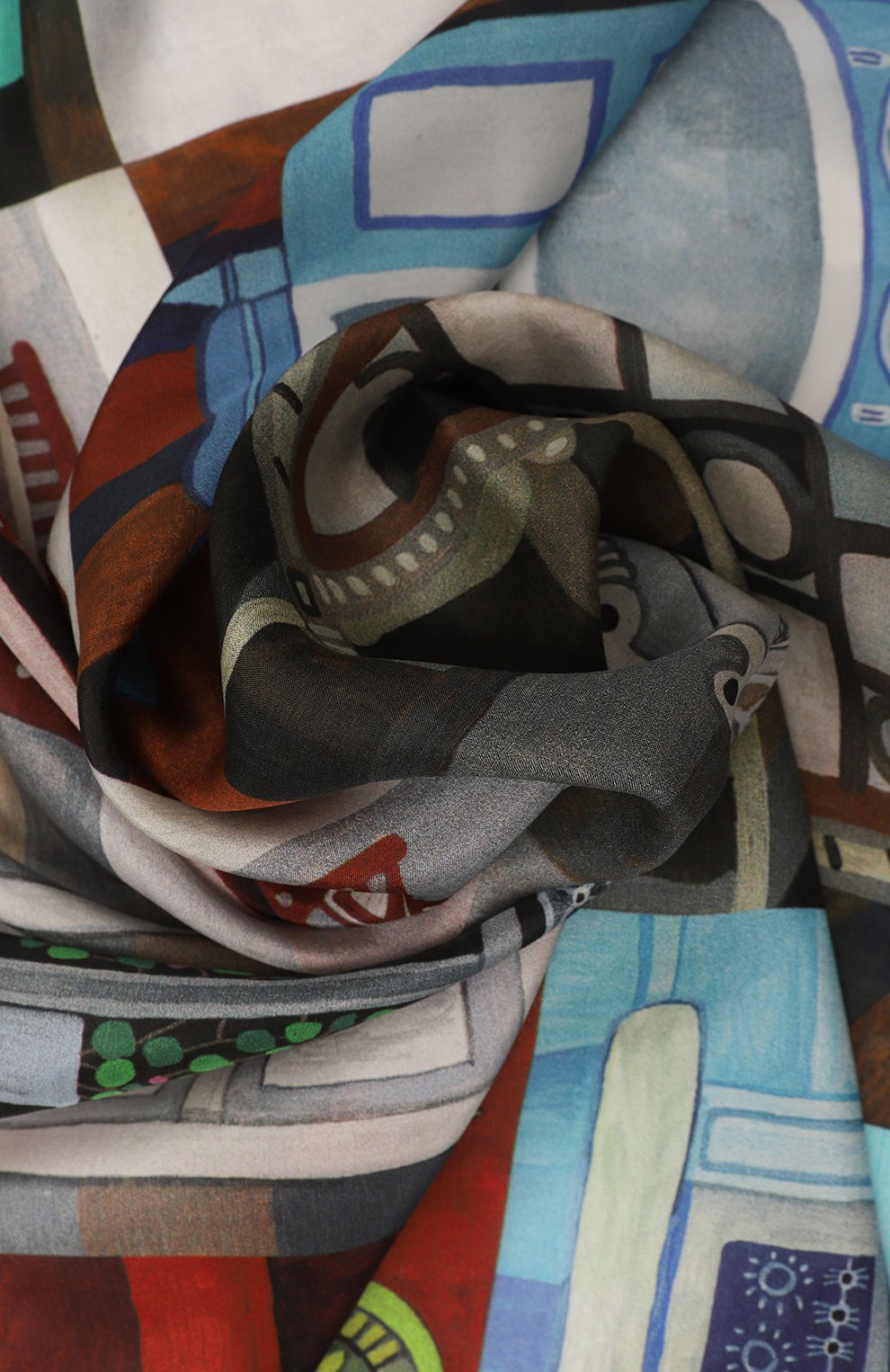 Шелковая шаль окна GOURJI, арт. 91146537/448191108, фото 3