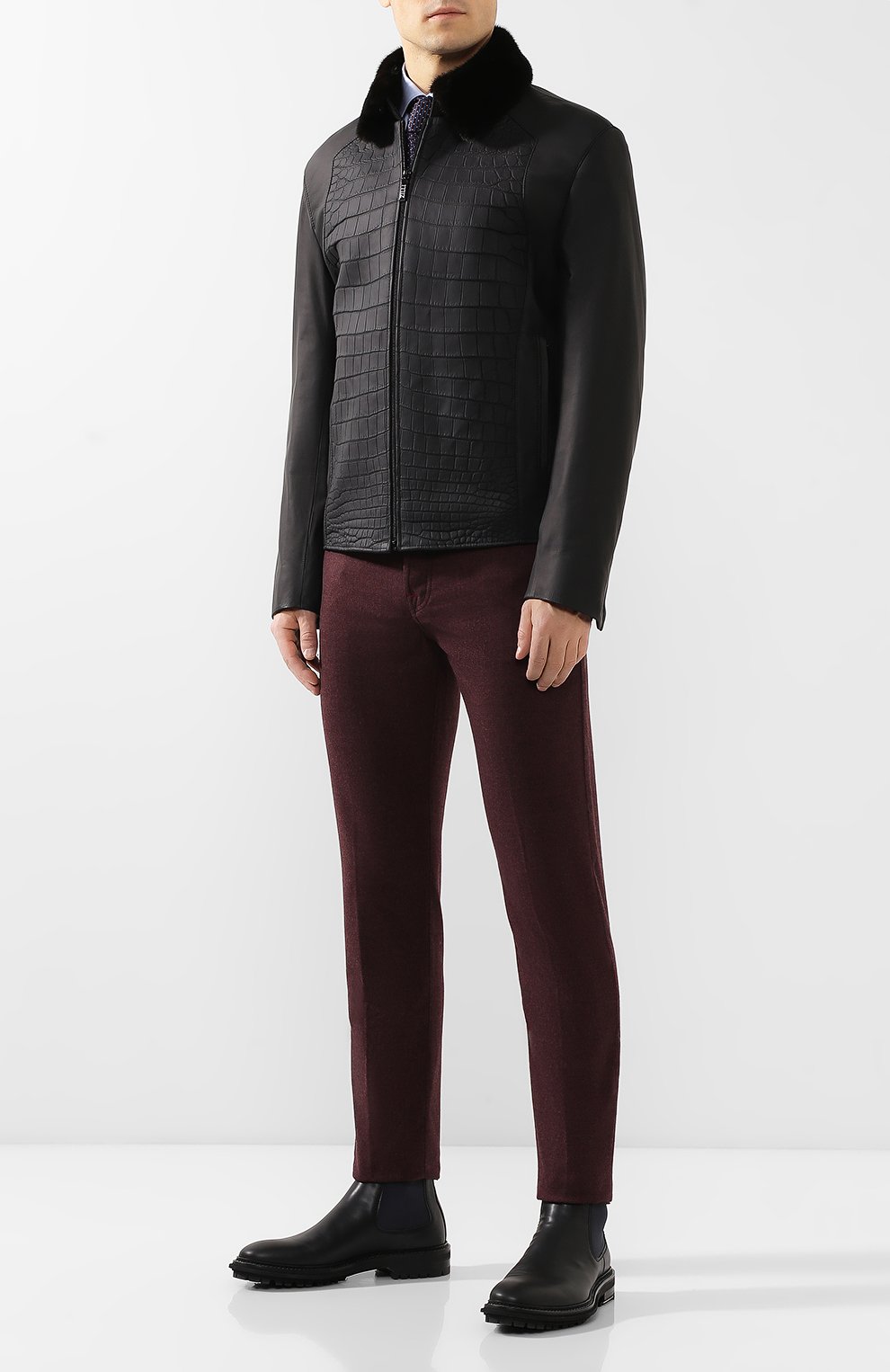 Куртка из кожи крокодила ZILLI, арт. MAQ-CARTE-D0630/1001/CNIL, фото 2