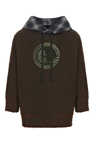 Мужской хлопковое худи ISABEL BENENATO, арт. UJ05PF25