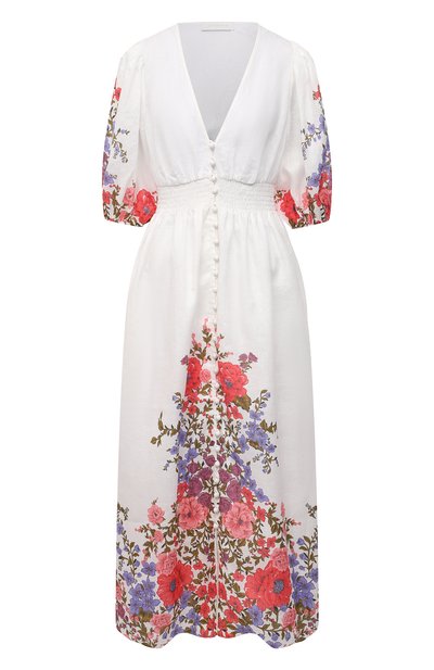 Женское льняное платье ZIMMERMANN, арт. 9695DP0P