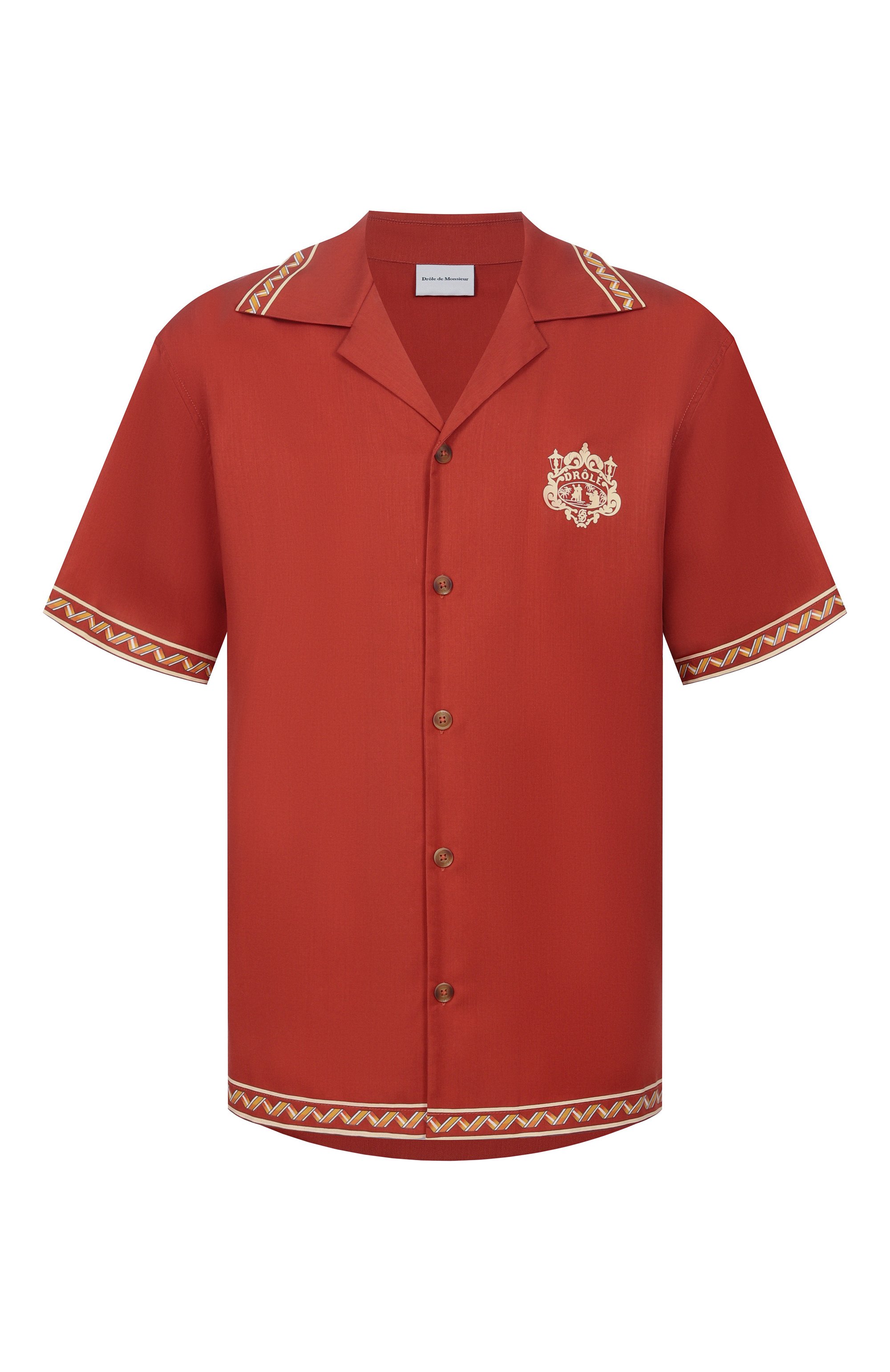 Рубашка из лиоцелла DROLE DE MONSIEUR, арт. K-SH228-CLY001-BR, фото 1