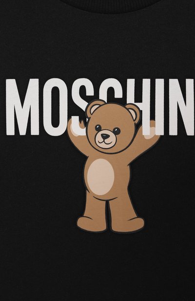 Хлопковый лонгслив MOSCHINO, арт. HT000J/LAA10/4-8, фото 3