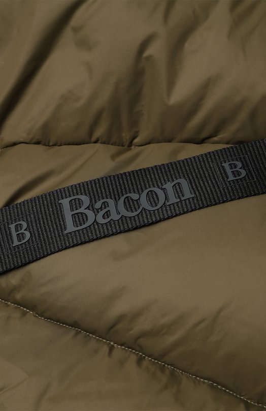Пуховый шарф Bacon Хаки, фото 3