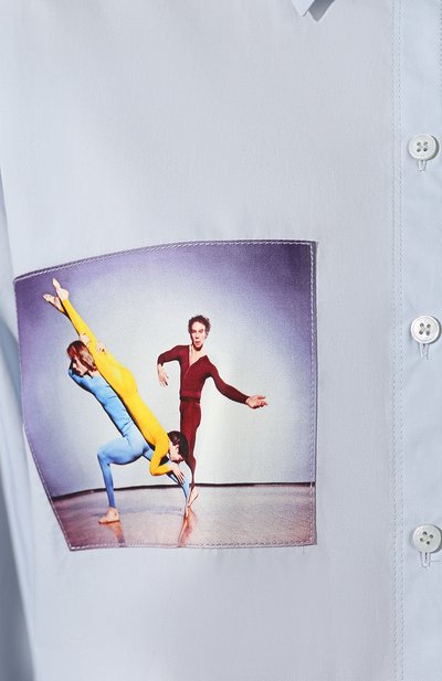 Хлопковая рубашка ACNE STUDIOS, арт. AC0122, фото 5