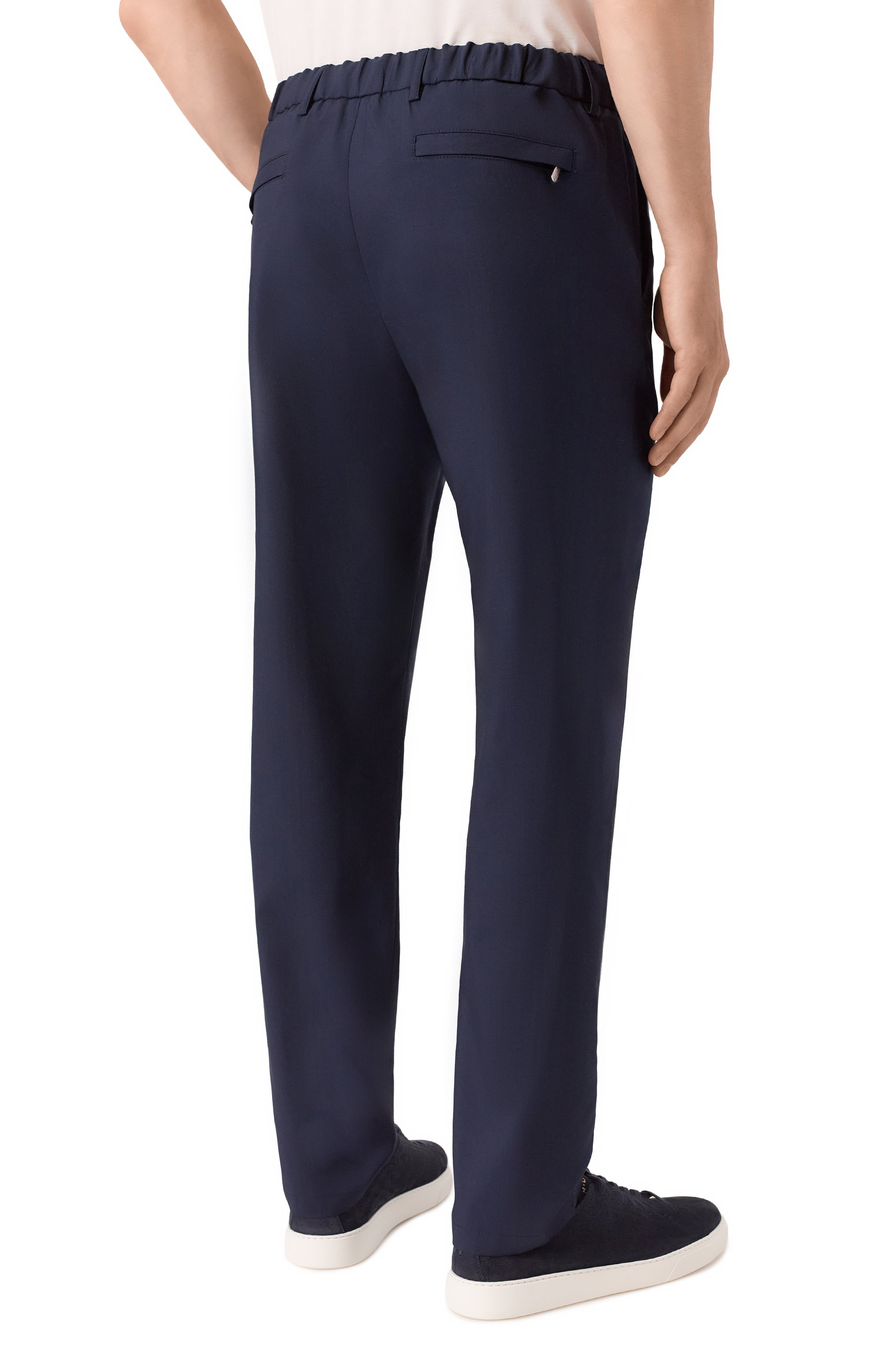 Брюки из шерсти и шелка MARCO PESCAROLO, арт. STRIKE/5314, фото 4