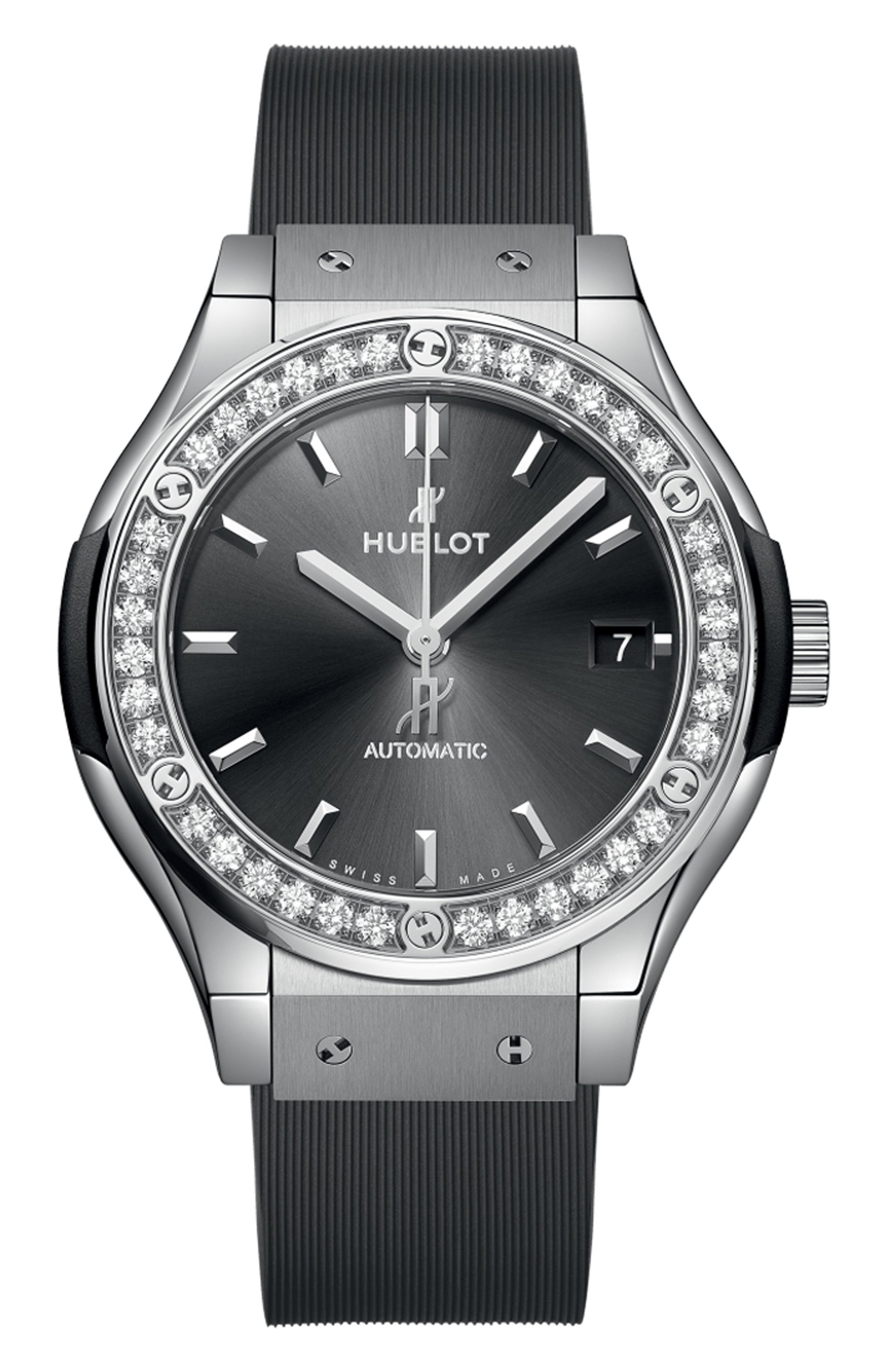 Часы titanium racing grey diamonds HUBLOT, арт. 565.NX.7071.RX.1204, фото 1