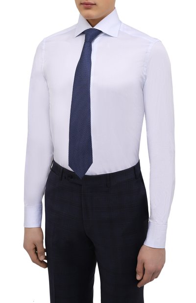 Хлопковая сорочка ZEGNA, арт. 301005/9MS0BA, фото 4