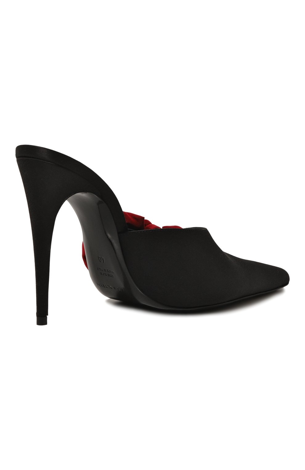 Текстильные мюли MAGDA BUTRYM черного цвета по цене 138500 руб., арт. 516923, фото 5 Текстильные мюли MAGDA BUTRYM, арт. 516923, фото 5