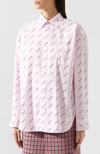 Хлопковая рубашка BALENCIAGA, арт. 527818/TFLB4, фото 3