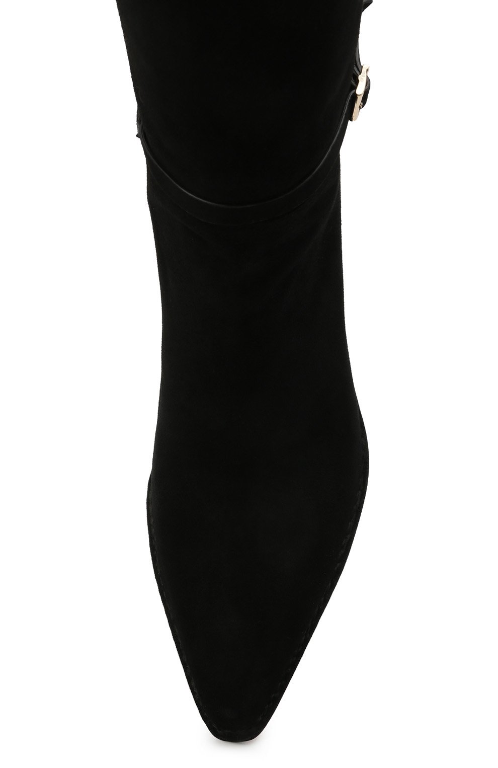 Замшевые сапоги SANTONI черного цвета по цене 156000 руб., арт. WSFN59307HA2NMRVN01, фото 5 Замшевые сапоги SANTONI, арт. WSFN59307HA2NMRVN01, фото 5